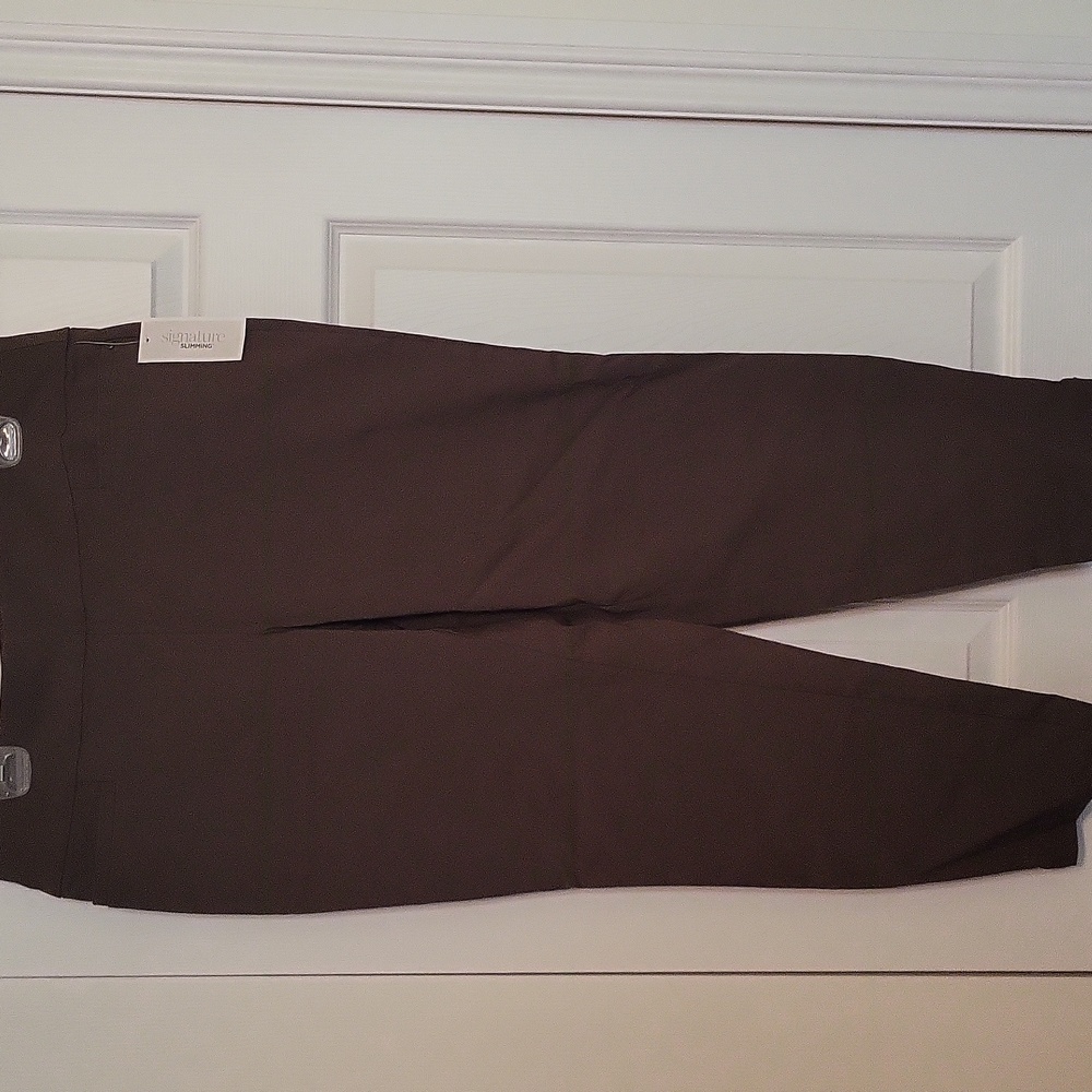NWT CJ Banks army olive green ankle pants